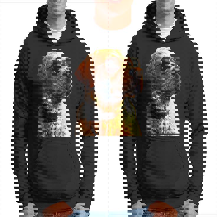 サングラスをかけたラブラドール・レトリバー 愛犬ラブラドール パーカー