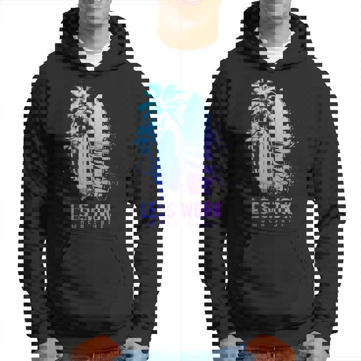 サーフィン ヴィンテージ サーフボード ヤシの木 ビーチ 面白い サーファー パーカー