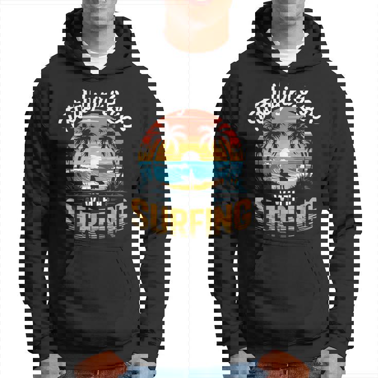 サーフィンサーフボードが大好き。メンズサーフボーダー用。 パーカー