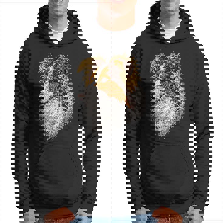 シェットランド・シープドッグ かわいい子犬の顔 犬好き ペット飼い主 パーカー