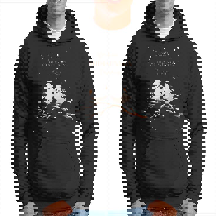 シマエナガ 雪の妖精 北海道 日本の野鳥 パーカー