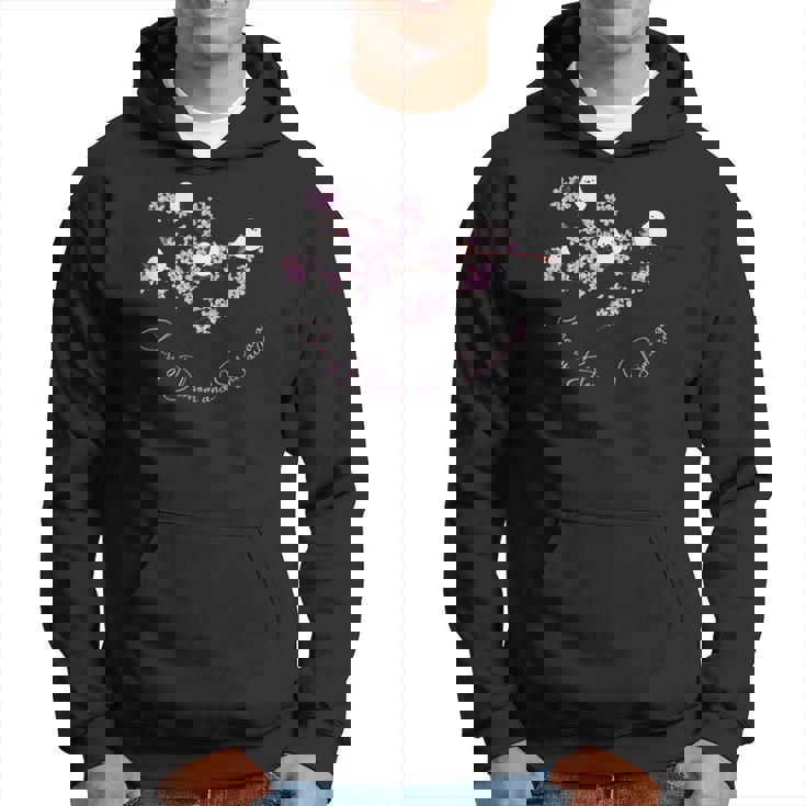 シマエナガと桜の木 シマエナガと桜の花 満開の桜 日本の美しい風景 また冬に会おうね パーカー