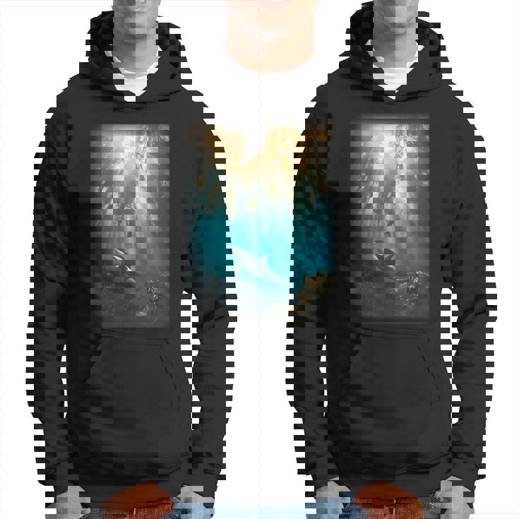 シャチが特徴的なシャチ。 パーカー