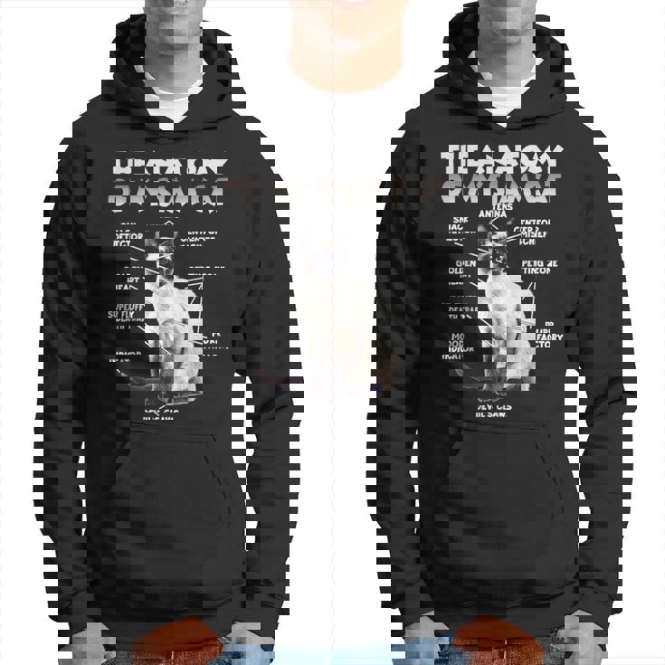 シャム猫 T パーカー