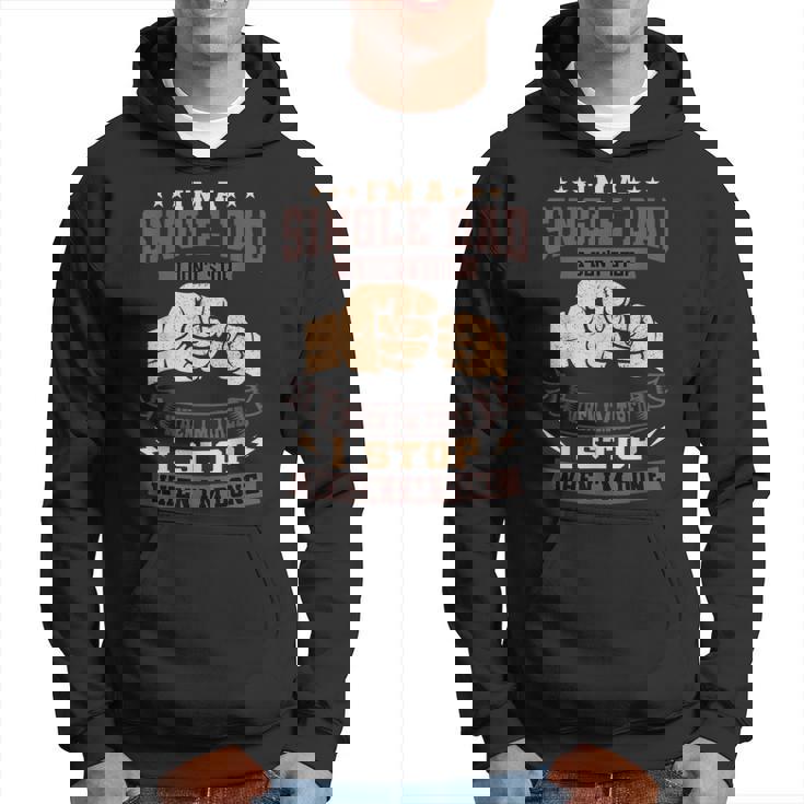 シングルパパ唯一の親ソロペアレントフッドローン・ファーザー パーカー