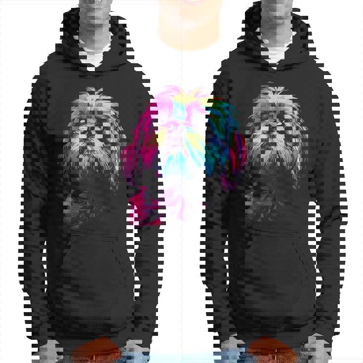 シーズー グラフィック ペット イラスト 犬 シーズー パーカー