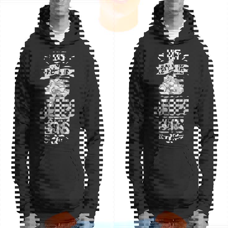 ジェリービーンファニーキャンディかわいいおやつ パーカー