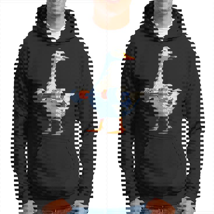 ジムダックグースウェイトリフティング ストロングコアワークアウト パーカー