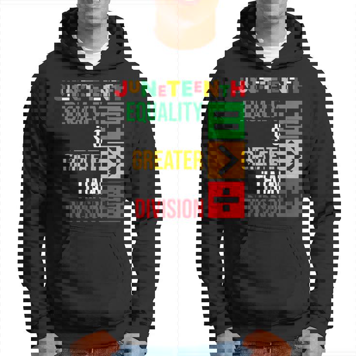 ジューンティーンスの平等は分裂よりも大きい パーカー