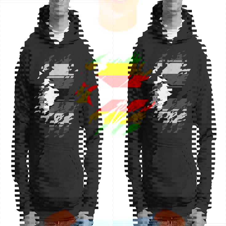 ジンバブエの旗ジンバブエ パーカー