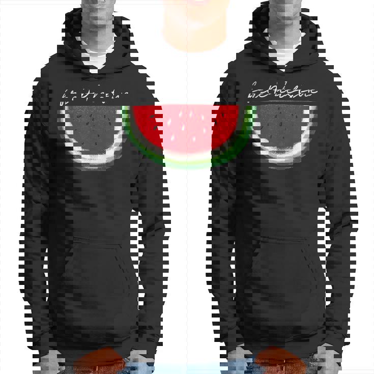 スイカ パレスチナ国旗 連帯 パレスチナ フリー パーカー