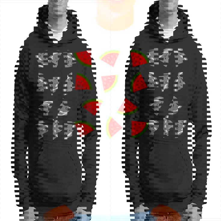 スイカ柄 フルーツスライス スイカ コスチューム パーカー