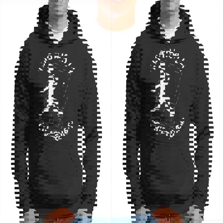 スカッシュプレーヤー I Just Really Lovequash パーカー