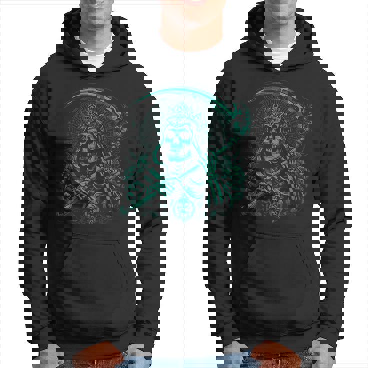 スカル サンタ ムエルテ エル ジェフェ パーカー