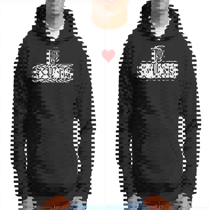 スクワットが大好き パーカー