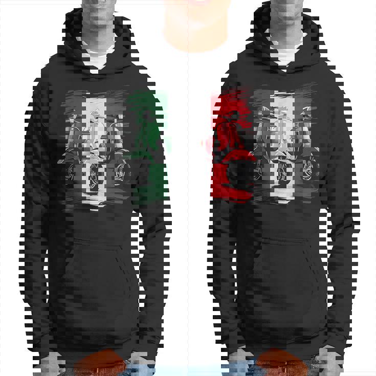 スクーター バイク バイク スクート イタリア国旗 原付スクーター パーカー