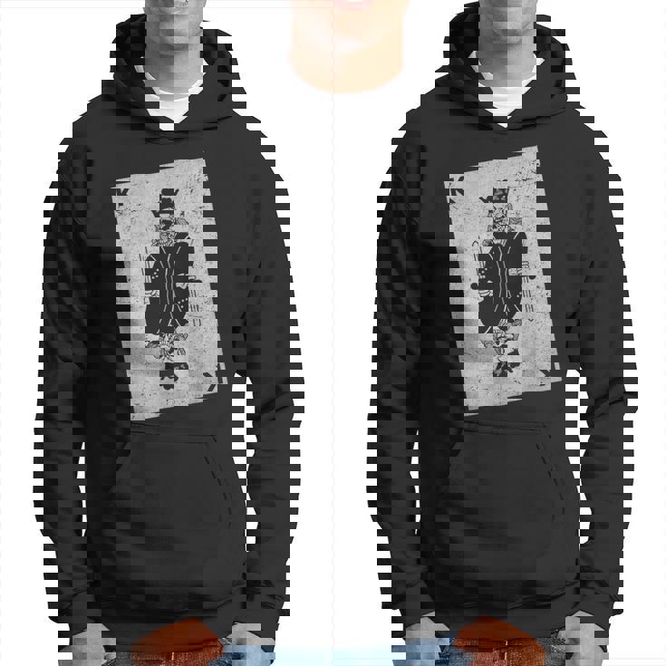 スケルトントランプキングギャンブル死神 パーカー