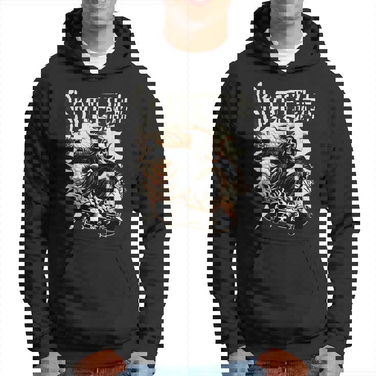 スケーター スケルトンデザイン パーカー