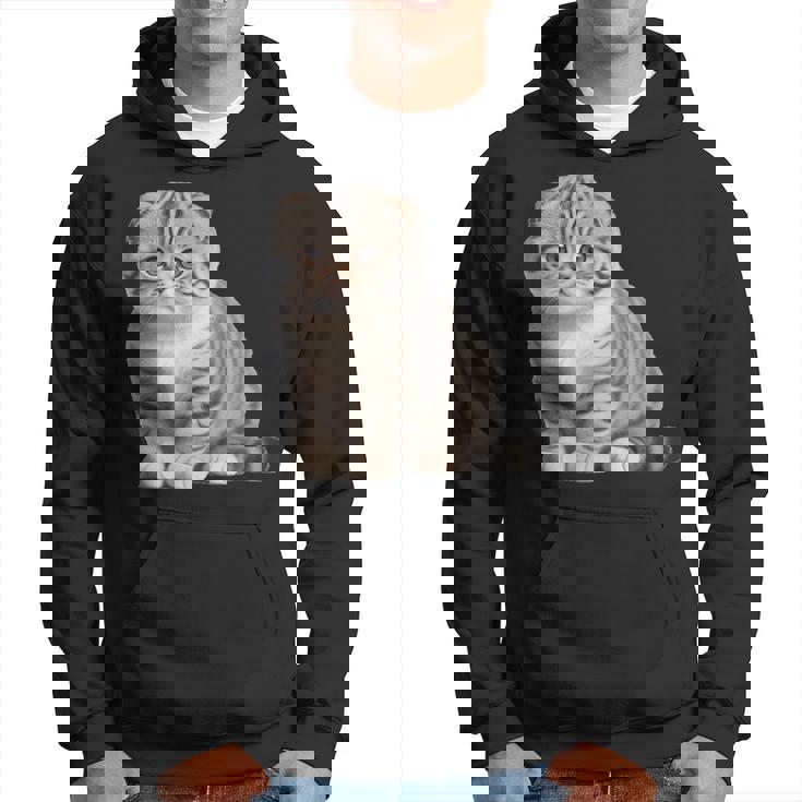 スコティッシュフォールド シンプルデザイン パーカー