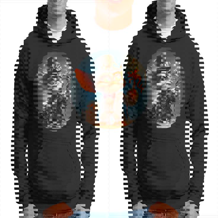 スチームパンク グレムリン クリーチャー マッドサイエンティスト パーカー