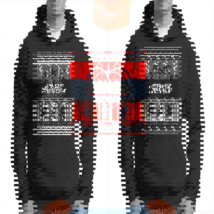 ストレンジャー・シングス Xmas Mind Flayer 逆さまファン記念品 パーカー