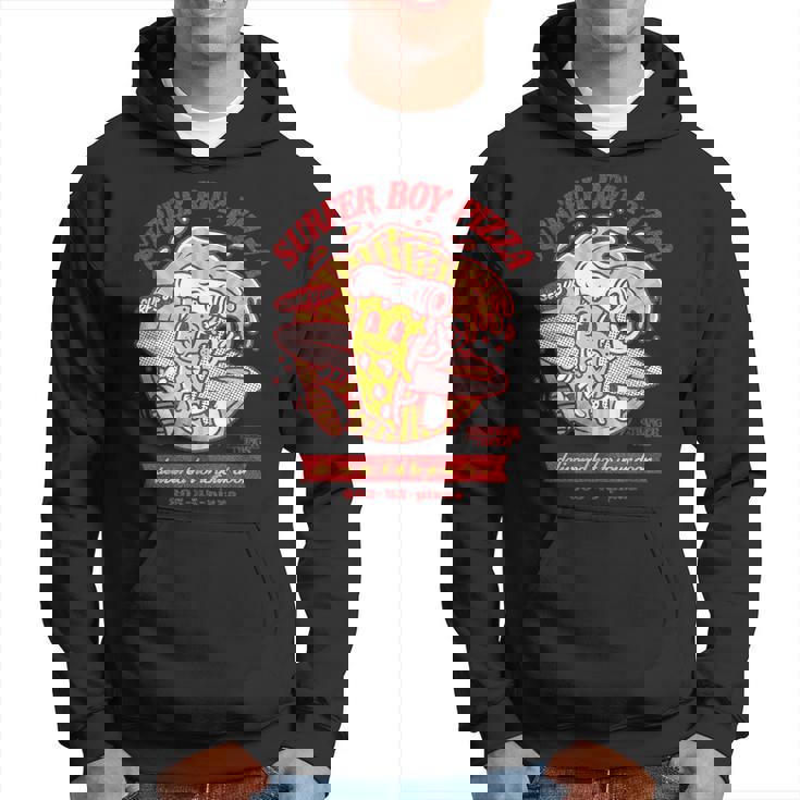 ストレンジャー・シングス サーファーボーイ ピザ広告 ホットデリバリー ヴィンテージ パーカー