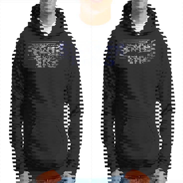 ストレンジャー・シングス ロゴ レトロ 80年代 ホーンテッド・ホーキンス ハロウィン パーカー