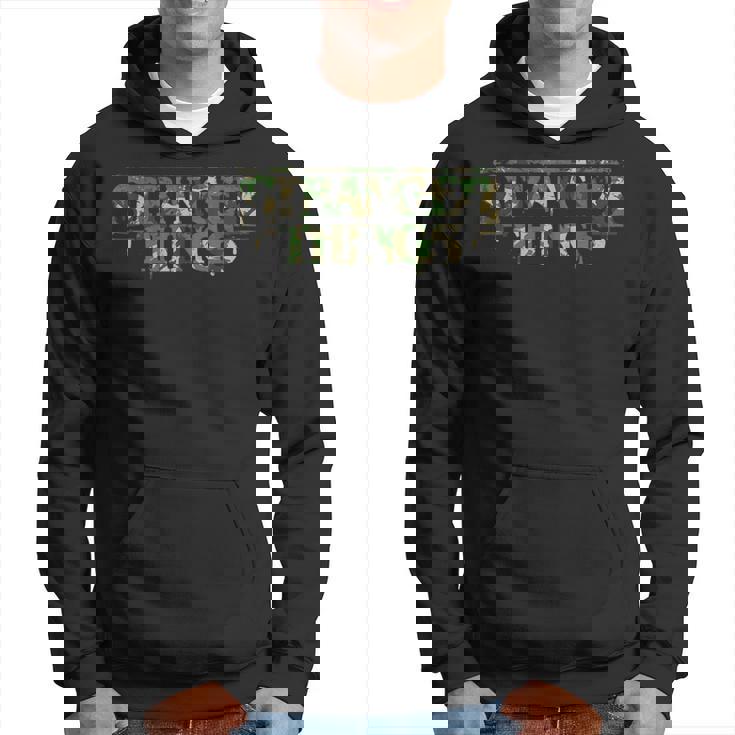 ストレンジャー・シングス ロゴ 迷彩 デモゴルゴン アンティーク調 逆さま パーカー