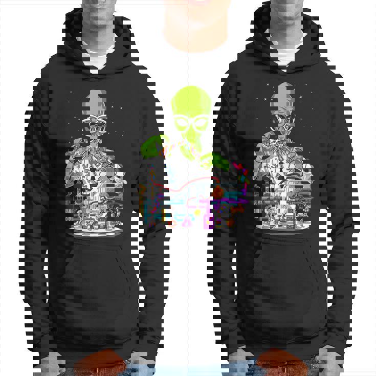 スペースエイリアンケミストリーティーチャーサイエンティストケミストサイエンススクール面白いエイリアン パーカー