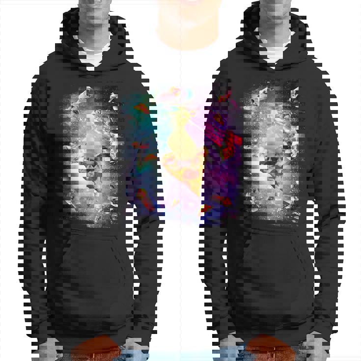 スペースレーザーアヒル食べるピザ、ギャラクシーダック。 パーカー