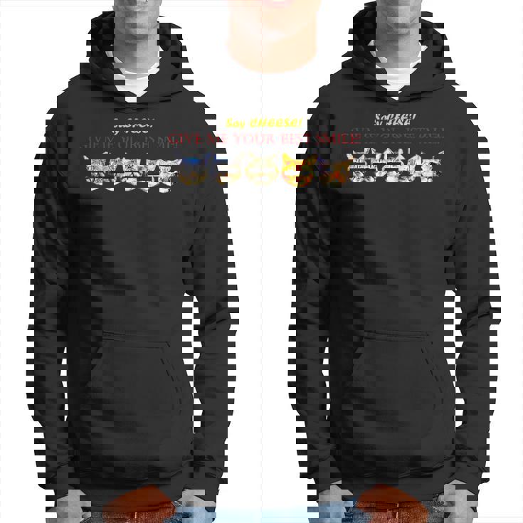 スマイル Smile 笑顔 笑う 猫 キャット Cat かわいい 面白い Cute 個性的 おしゃれ ねこ Rock パーカー