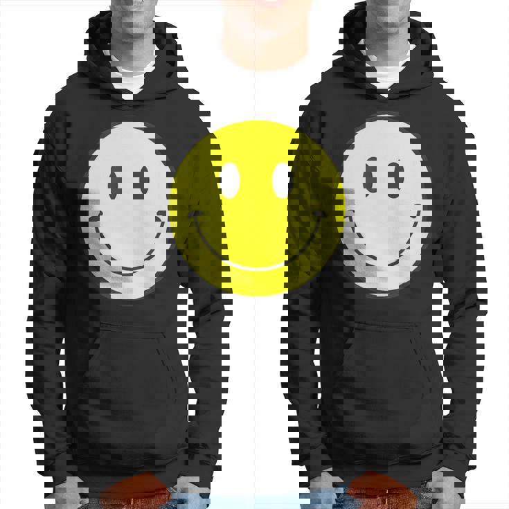 スマイル フェイス 笑顔（ベーシック）【スマイリー】ニコニコ 絵文字 黄色 ポップ かわいい イラスト パーカー