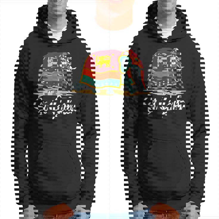 スリランカの国旗と友情 パーカー