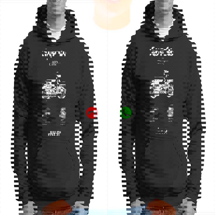 スーパーカブc100 原付バイク レトロジャパン パーカー