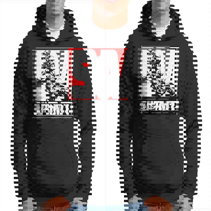 スーパーモトスーパーモタードエンデューロモトクロス パーカー