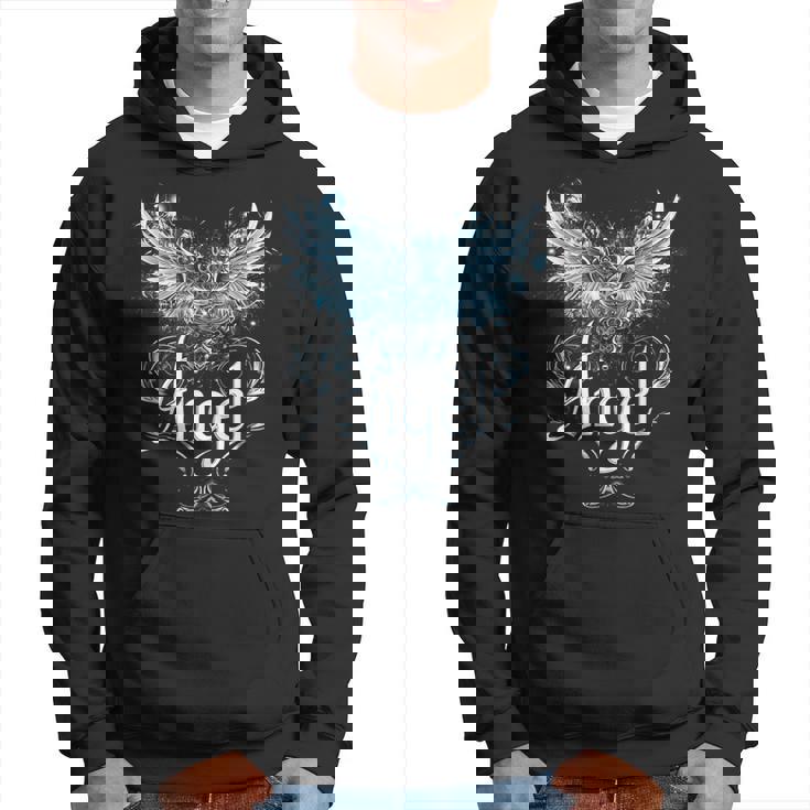 セラフィンの翼で昇天する天使のデザイン パーカー