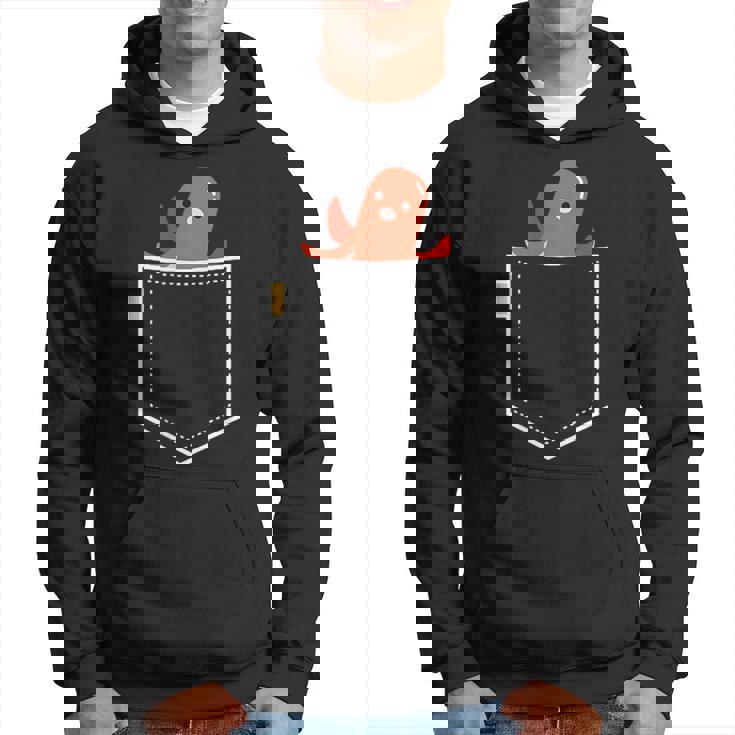 タコさんウインナー たこさん ウインナー 食べ物 イラスト ワンポイント ポケット デザイン かわいい おもしろ パーカー