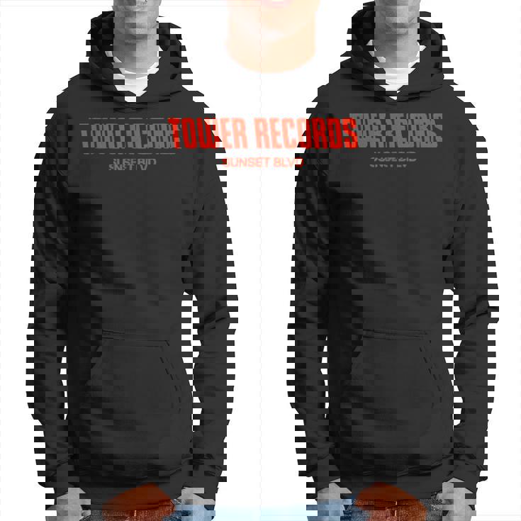 タワーレコード レトロ サンセット ブルバード ビンテージ音楽 ハリウッド パーカー