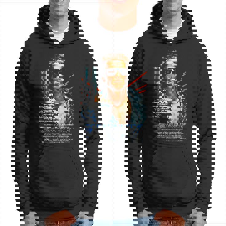 ターミネーター ポスター 映画 レトロf タイムトラベラー ゲーマー パーカー