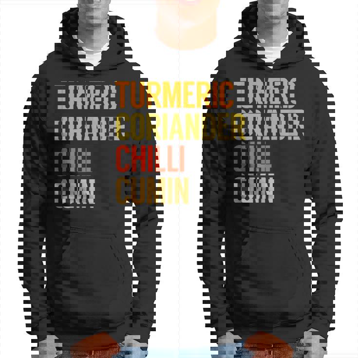 ターメリック コリアンダーチリクミン カレー パーカー