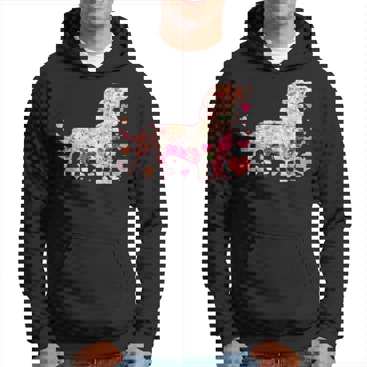 ダックスフントの解体新書 ミニチュアダックス 犬の飼い主 ダックス飼い おもしろ 愛犬家 犬 ダックスフント パーカー