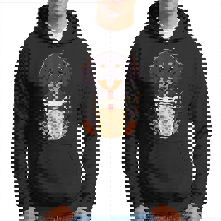 ダックスフンド ボバティー バブルティー アニメ カワイイ 犬 パーカー