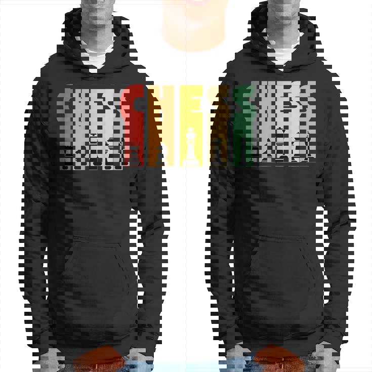 チェス レトロデザイン 戦略思考スポーツギフト パーカー