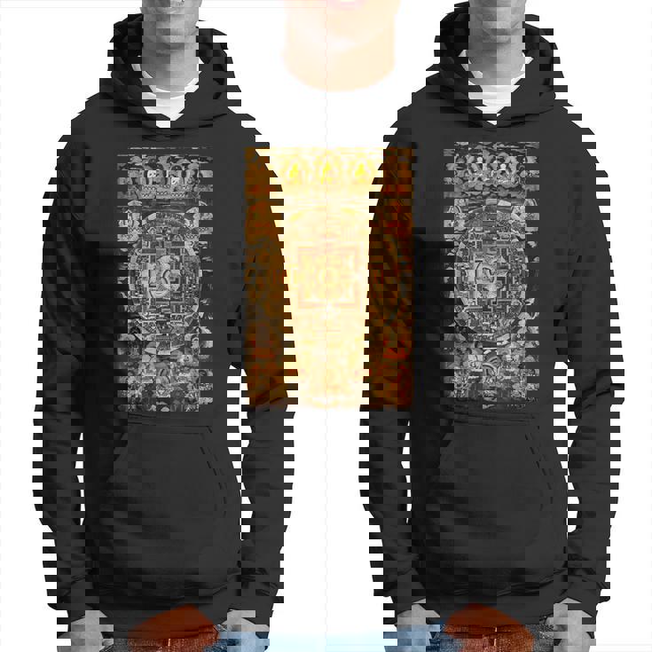 チベット曼荼羅 仏教 スピリチュアル タンカ 芸術 仏教 パーカー