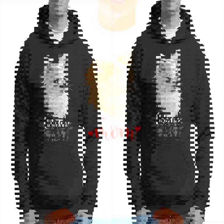 チワワ ロングヘア チワワ ロングヘア ママ ママ 犬好き パーカー