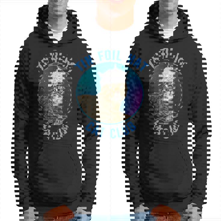 ティンホイルハットキャットクラブ陰謀論おかしい パーカー