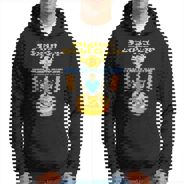 デジタルゴールドジム エクササイズ ビットコインギア クリプトジムウェア パーカー