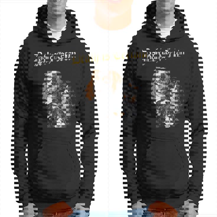 デス・イズ・サステイン・ファニー・キャバリア・キング・チャールズ・スパニエル パーカー