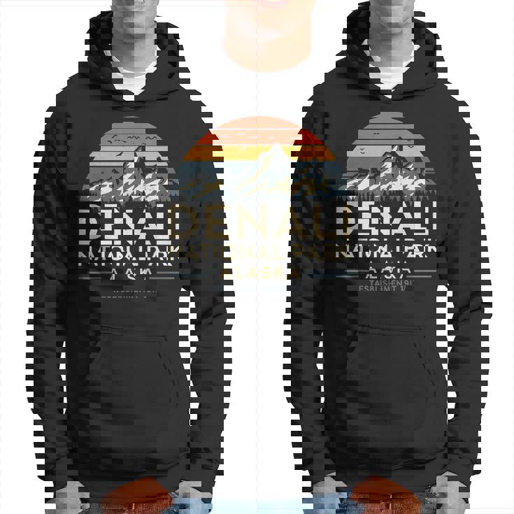 デナリ国立公園 アラスカ ハイキング キャンプ 山 お土産 パーカー