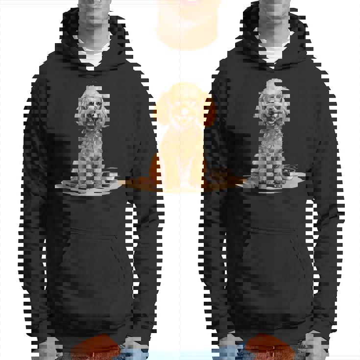 トイプードル 犬種 ペット かわいいグラフィック パーカー